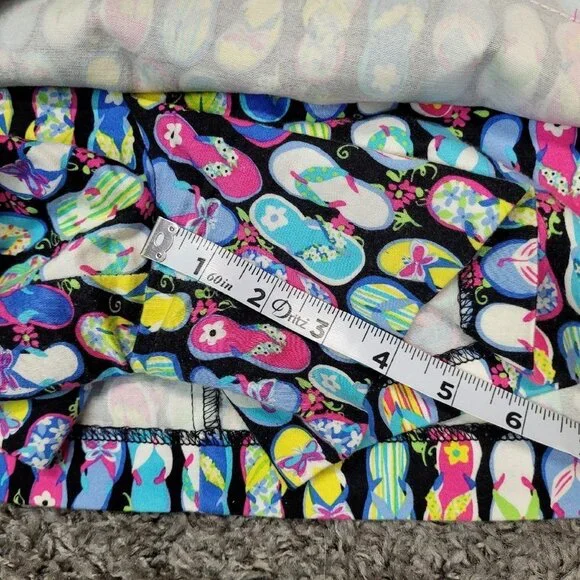 Bamboo Traders Size 6 Skort Skirt Novelty Barbiecore Pink Ribbon Trim Stretchy - Picture 8 of 10